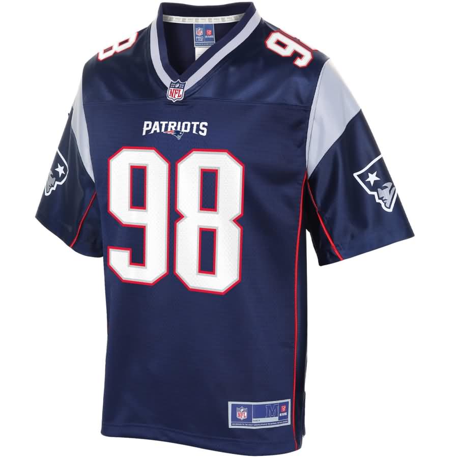 Trey Flowers New England Patriots NFL Pro Line Youth Team Color Player Jersey - Navy