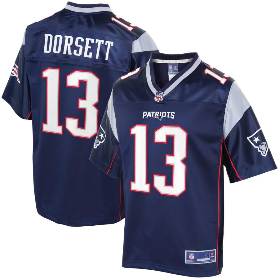 Phillip Dorsett New England Patriots NFL Pro Line Team Color Player Jersey - Navy