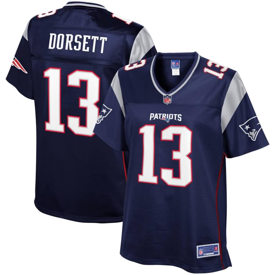 Phillip Dorsett New England Patriots NFL Pro Line Women's Team Color Player Jersey - Navy