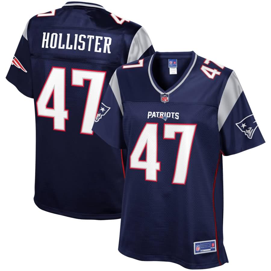Jacob Hollister New England Patriots NFL Pro Line Women's Team Color Player Jersey - Navy