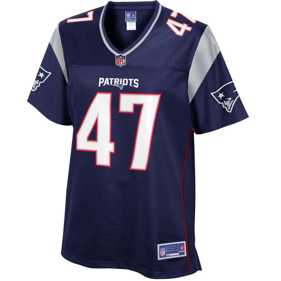 Jacob Hollister New England Patriots NFL Pro Line Women's Team Color Player Jersey - Navy