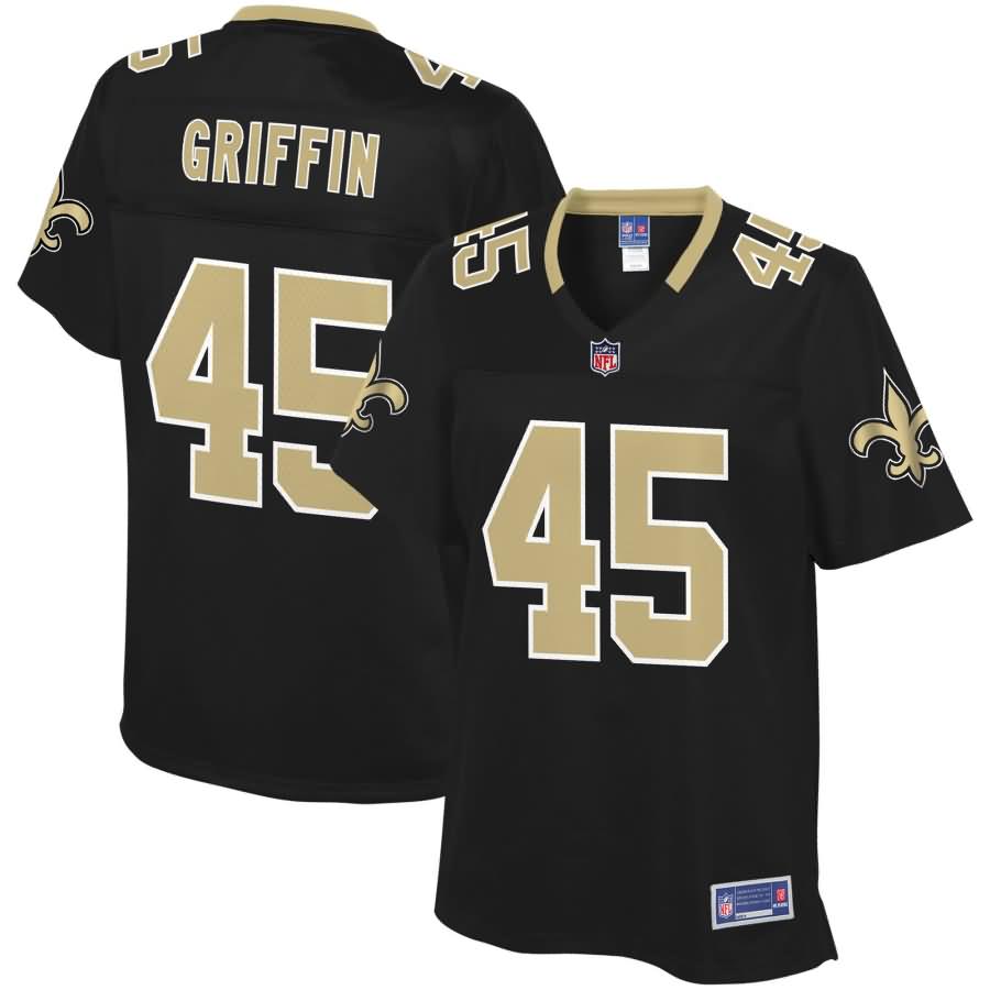 Garrett Griffin New Orleans Saints NFL Pro Line Women's Team Color Player Jersey - Black
