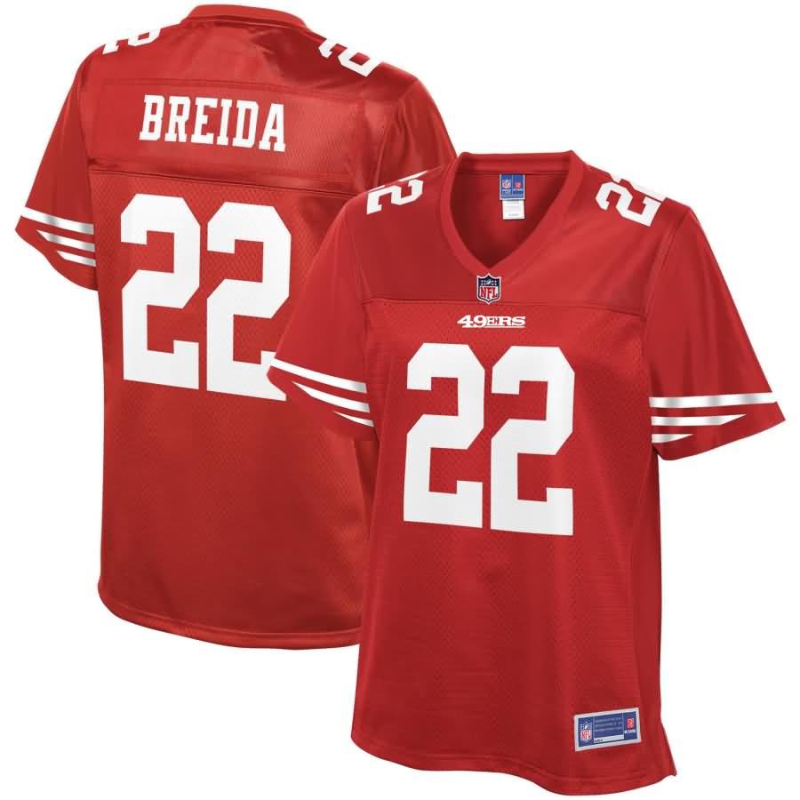 Matt Breida San Francisco 49ers NFL Pro Line Women's Player Jersey - Scarlet
