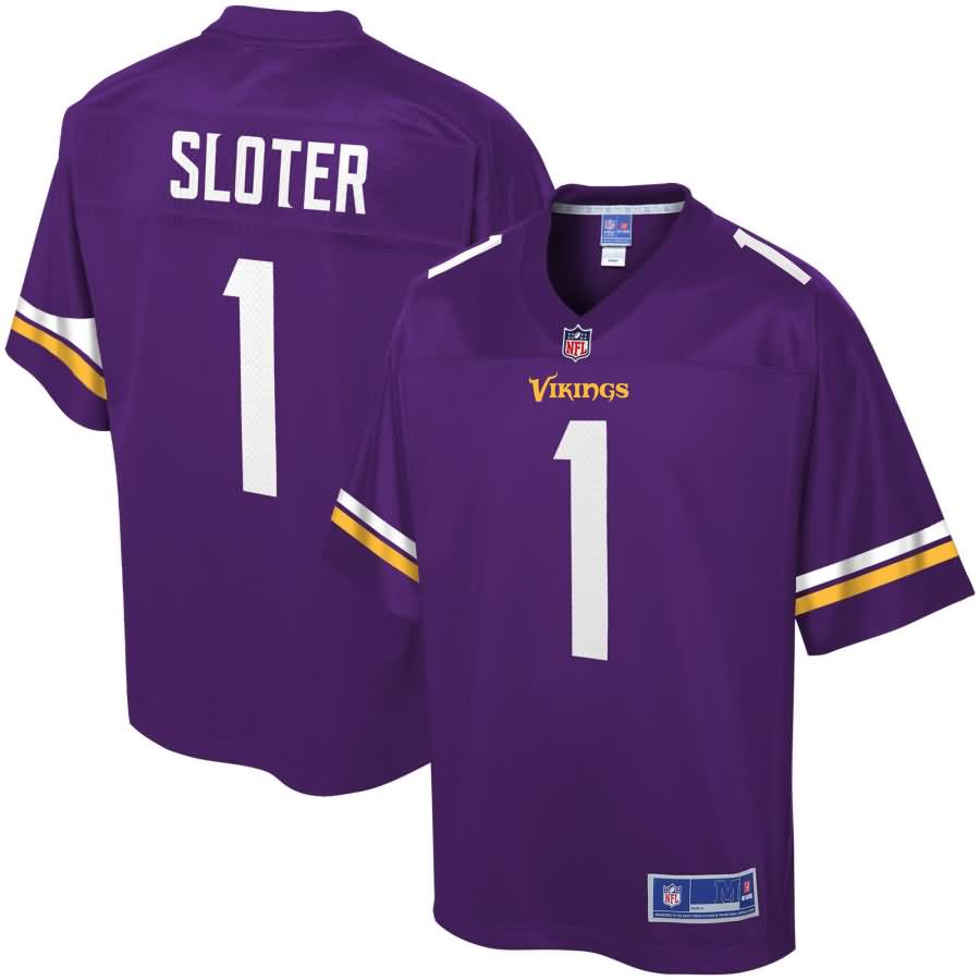 Kyle Sloter Minnesota Vikings NFL Pro Line Team Color Player Jersey - Purple