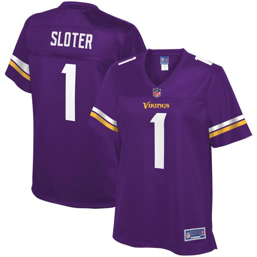 Kyle Sloter Minnesota Vikings NFL Pro Line Women's Team Color Jersey - Purple