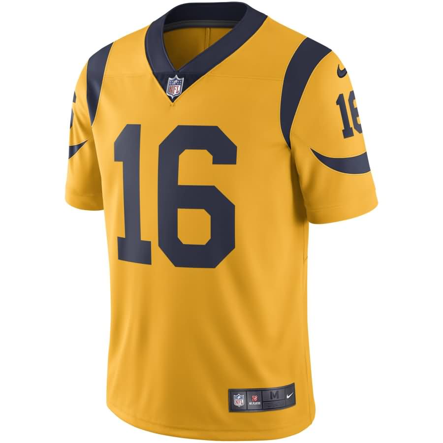 Jared Goff Los Angeles Rams Nike Vapor Untouchable Color Rush Limited Player Jersey - Gold