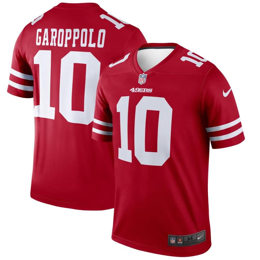 Jimmy Garoppolo San Francisco 49ers Nike Legend Jersey - Scarlet
