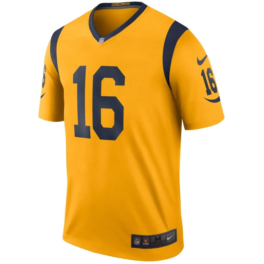 Jared Goff Los Angeles Rams Nike Color Rush Legend Player Jersey - Gold