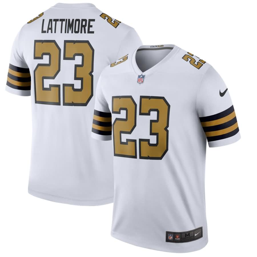 Marshon Lattimore New Orleans Saints Nike Color Rush Legend Player Jersey - White