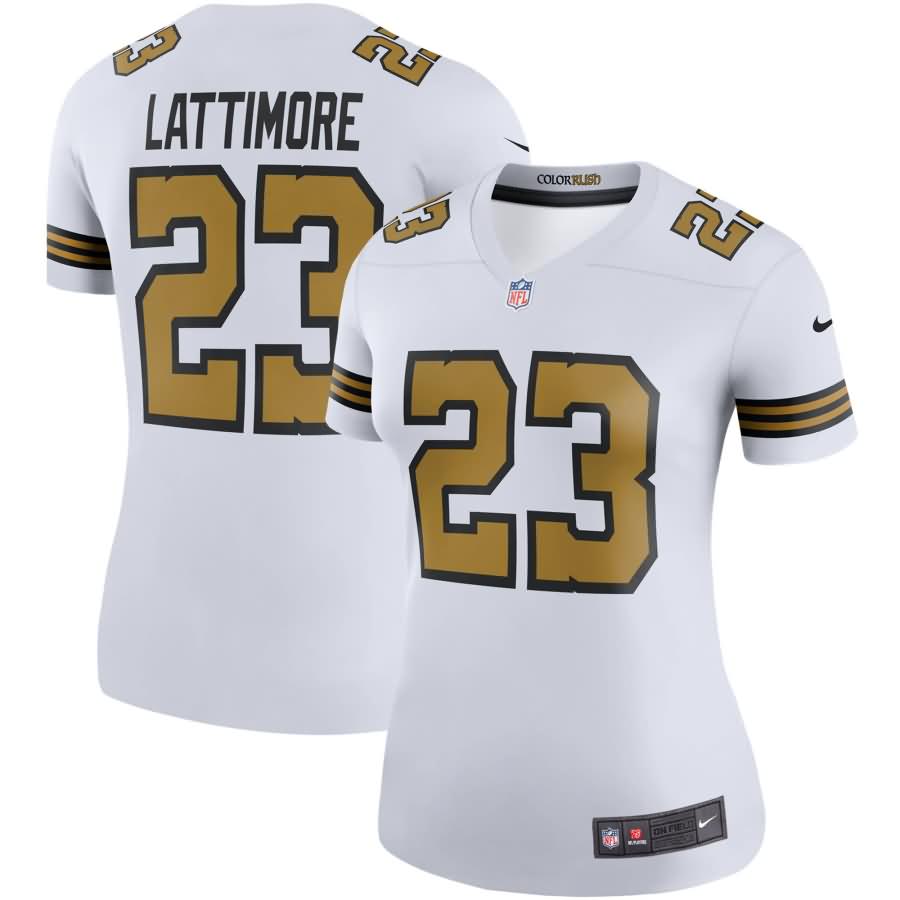 Marshon Lattimore New Orleans Saints Nike Women's Color Rush Legend Player Jersey - White