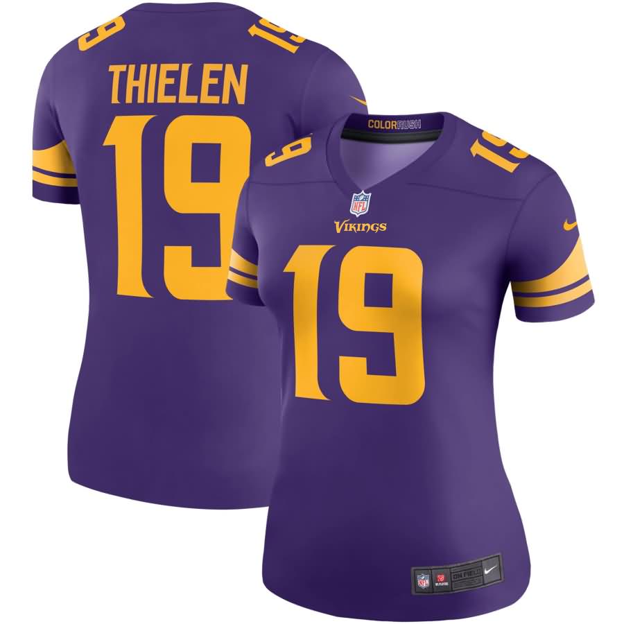 Adam Thielen Minnesota Vikings Nike Women's Color Rush Legend Player Jersey - Purple