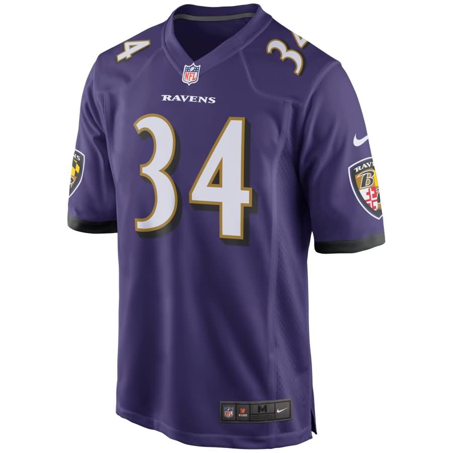 Alex Collins Baltimore Ravens Nike Game Jersey - Purple