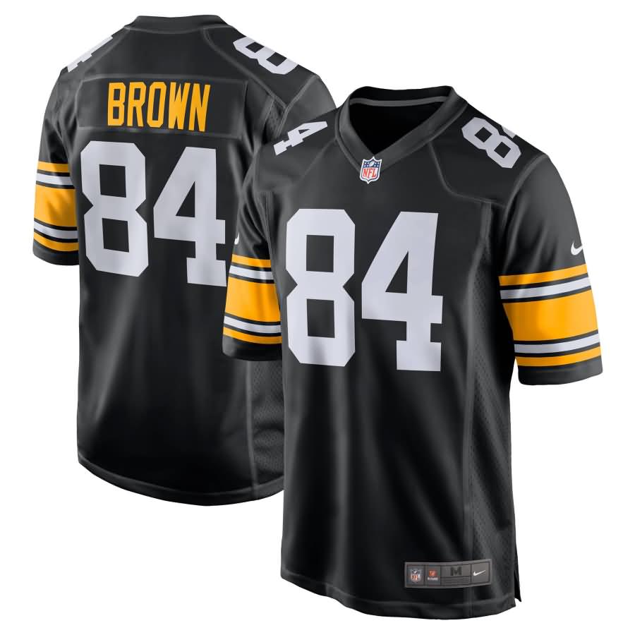 Antonio Brown Pittsburgh Steelers Nike Alternate Game Jersey - Black