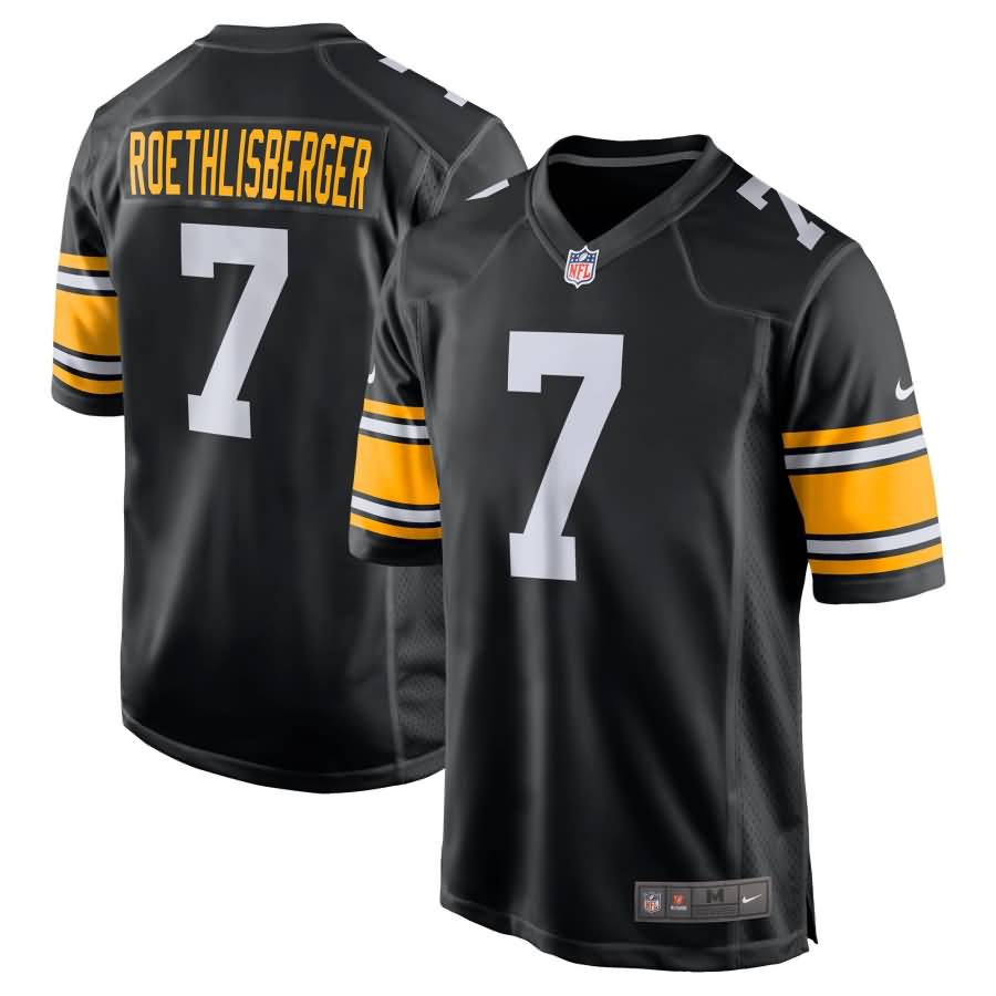 Ben Roethlisberger Pittsburgh Steelers Nike Alternate Game Jersey - Black