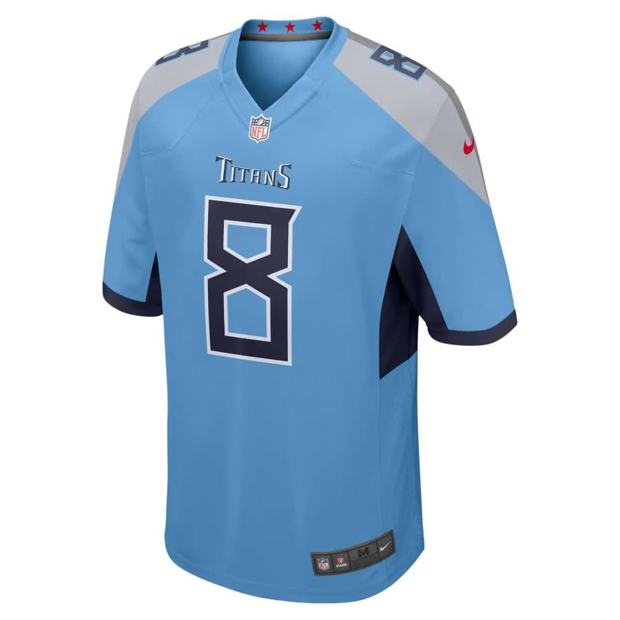 Marcus Mariota Tennessee Titans Nike New 2018 Game Jersey - Light Blue