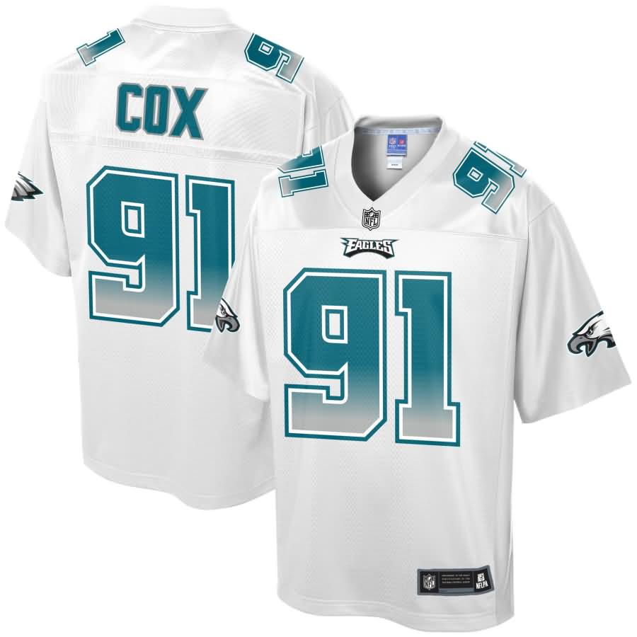 Fletcher Cox Philadelphia Eagles NFL Pro Line by Fanatics Branded Fade Fashion Jersey - White