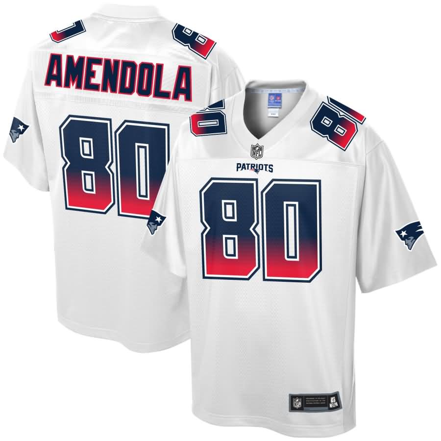 Danny Amendola New England Patriots NFL Pro Line by Fanatics Branded Fade Fashion Jersey - White