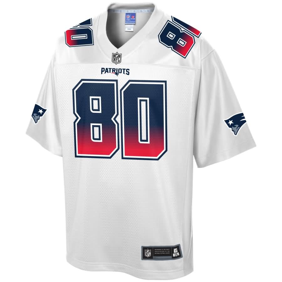 Danny Amendola New England Patriots NFL Pro Line by Fanatics Branded Fade Fashion Jersey - White