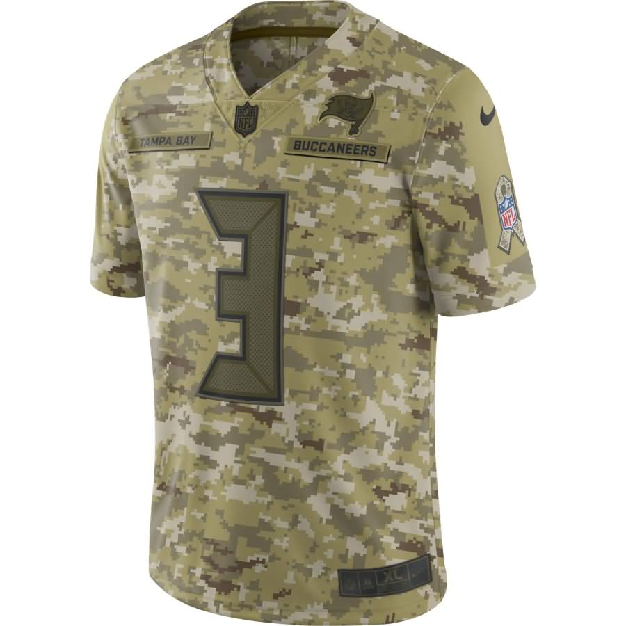 Jameis Winston Tampa Bay Buccaneers Nike Salute to Service Limited Jersey - Camo