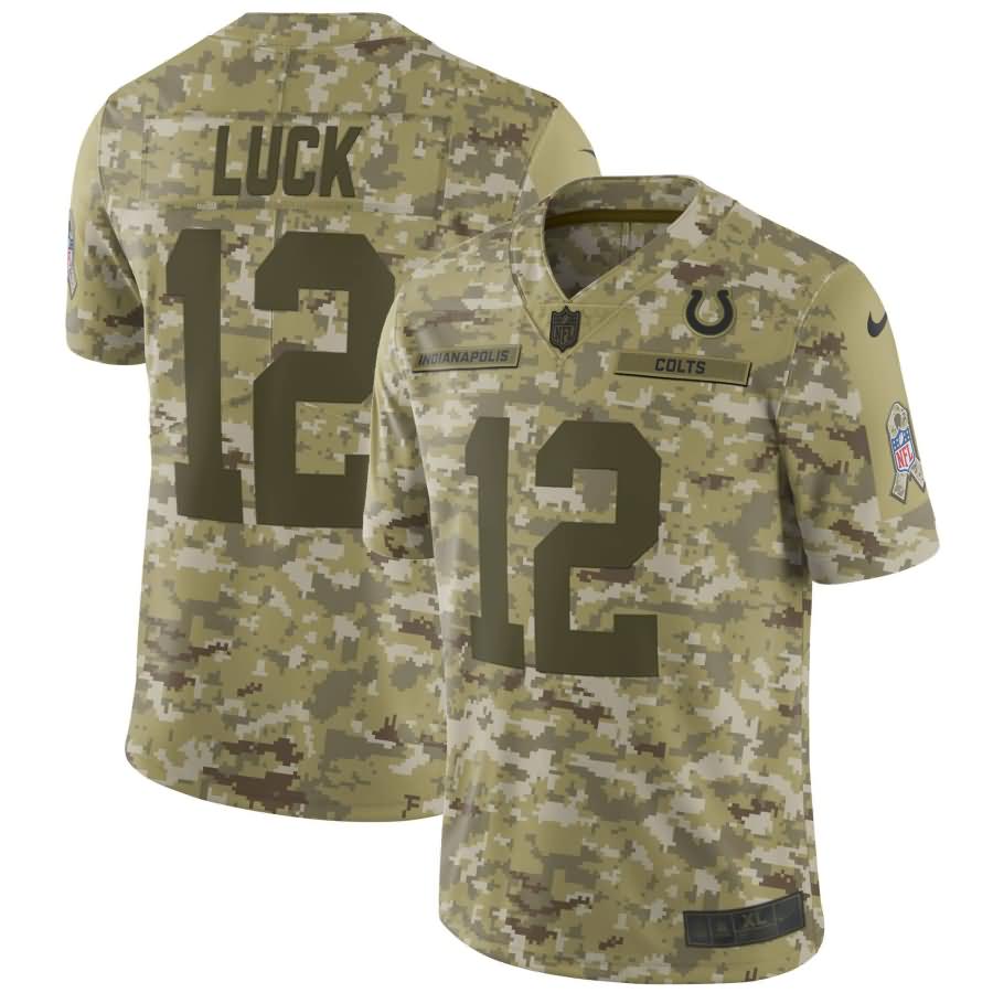 Andrew Luck Indianapolis Colts Nike Salute to Service Limited Jersey - Camo