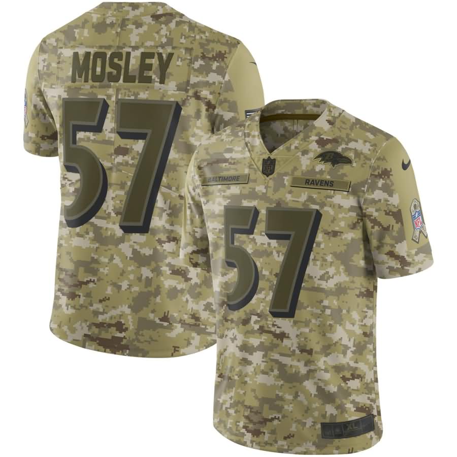 C.J. Mosley Baltimore Ravens Nike Salute to Service Limited Jersey - Camo