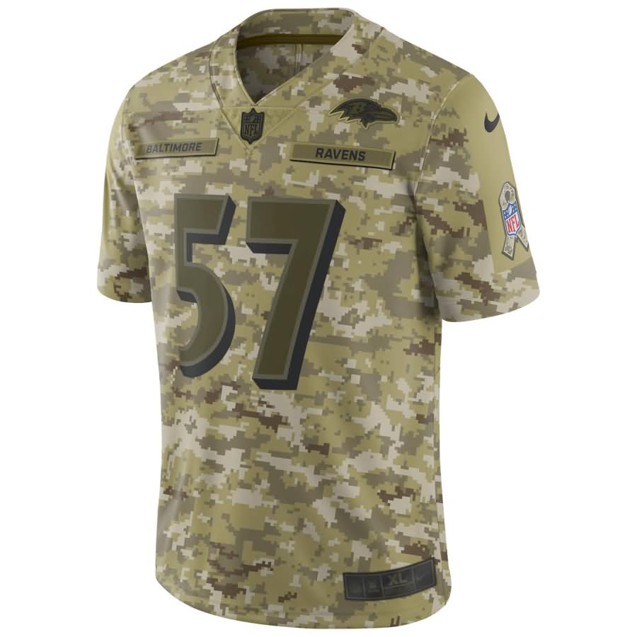 C.J. Mosley Baltimore Ravens Nike Salute to Service Limited Jersey - Camo