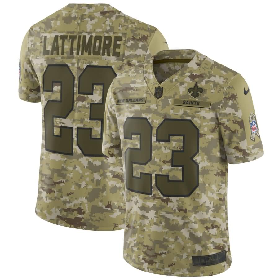 Marshon Lattimore New Orleans Saints Nike Salute to Service Limited Jersey - Camo
