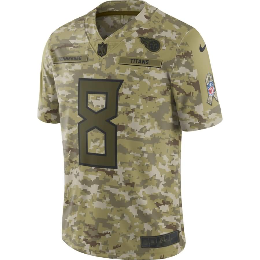 Marcus Mariota Tennessee Titans Nike Salute to Service Limited Jersey - Camo