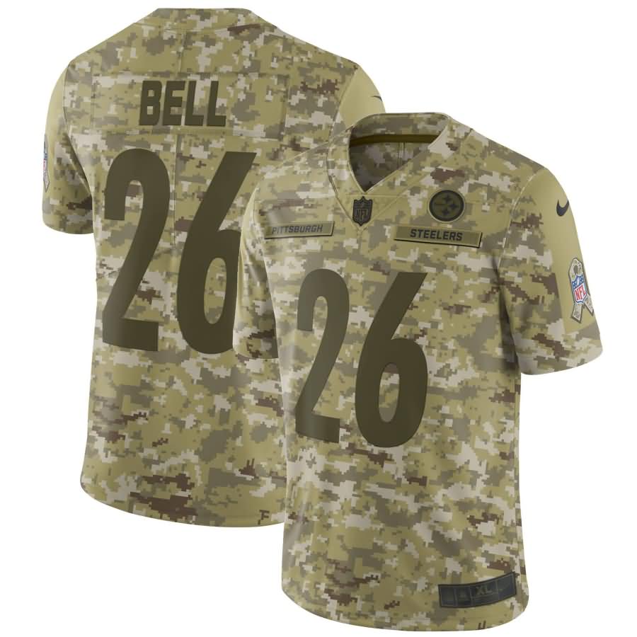 Le'Veon Bell Pittsburgh Steelers Nike Salute to Service Limited Jersey - Camo