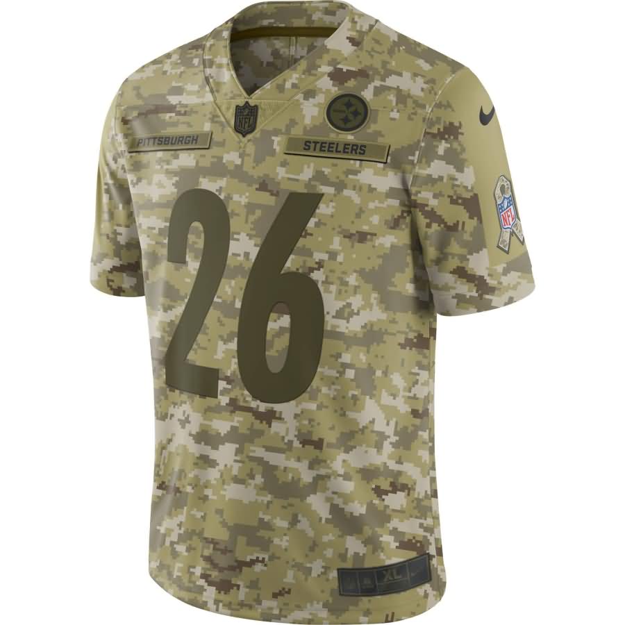 Le'Veon Bell Pittsburgh Steelers Nike Salute to Service Limited Jersey - Camo