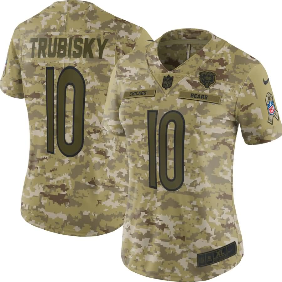 Mitchell Trubisky Chicago Bears Nike Women's Salute to Service Limited Jersey - Camo