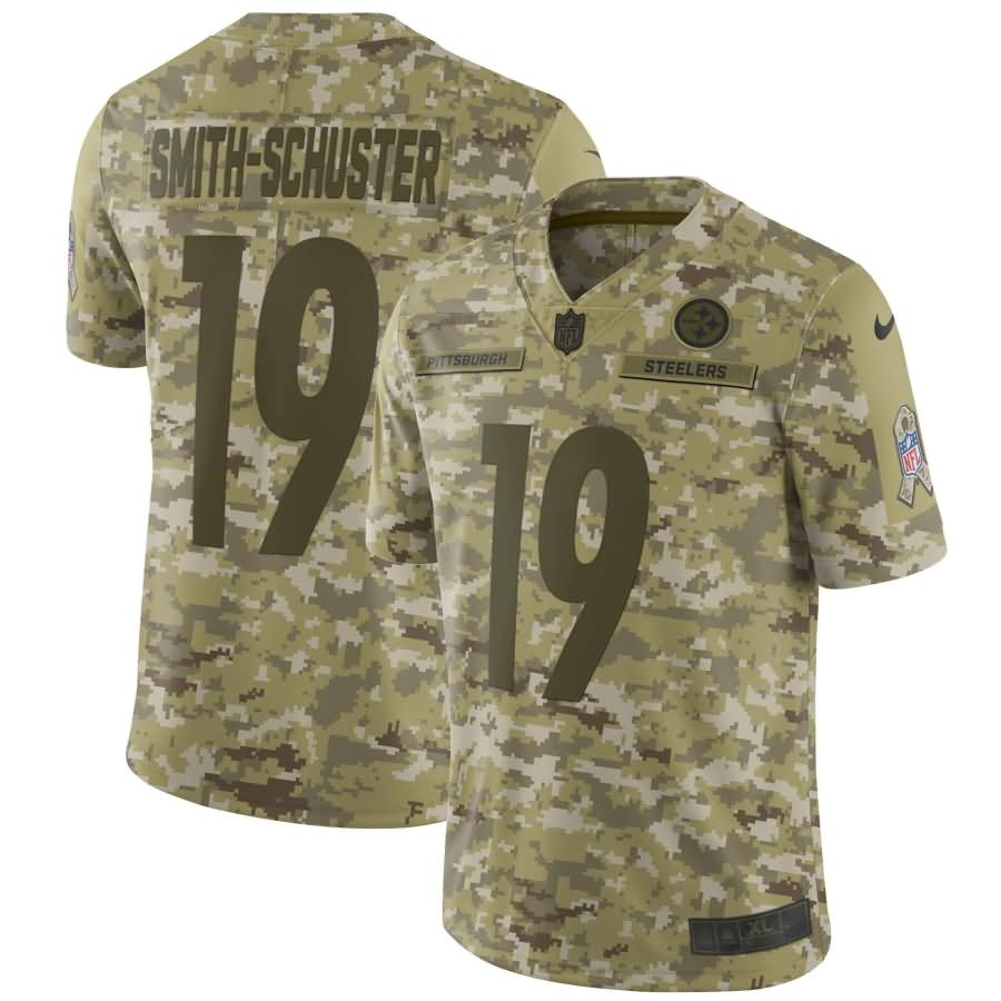JuJu Smith-Schuster Pittsburgh Steelers Nike Salute to Service Limited Jersey - Camo