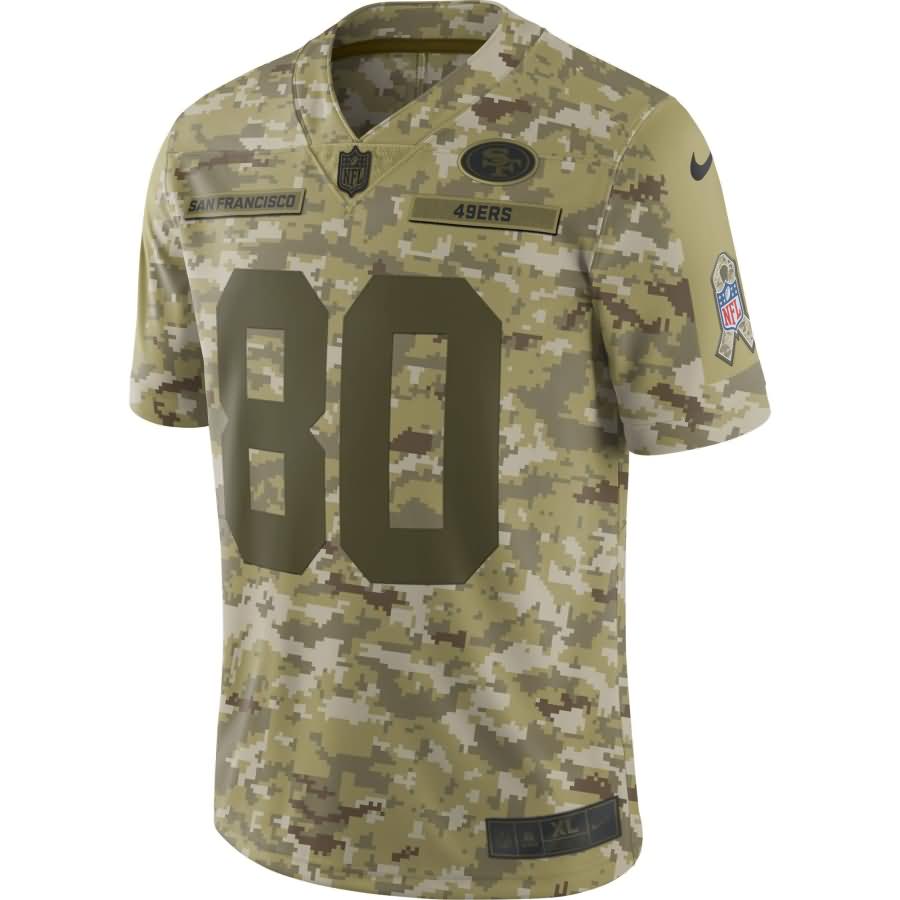 Jerry Rice San Francisco 49ers Nike Salute to Service Retired Player Limited Jersey - Camo
