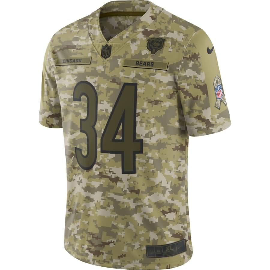 Walter Payton Chicago Bears Nike Salute to Service Retired Player Limited Jersey - Camo