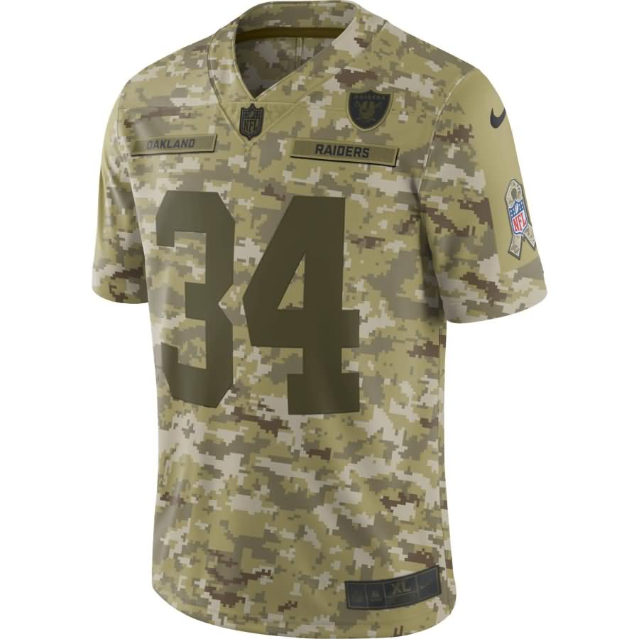 Bo Jackson Oakland Raiders Nike Salute to Service Retired Player Limited Jersey - Camo