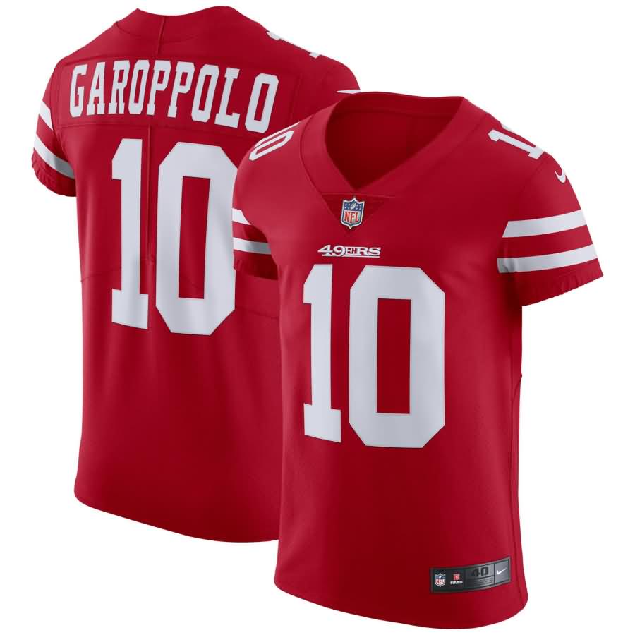 Jimmy Garoppolo San Francisco 49ers Nike Alternate Vapor Untouchable Elite Jersey - Scarlet