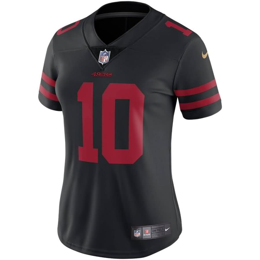 Jimmy Garoppolo San Francisco 49ers Nike Women's Vapor Untouchable Limited Jersey - Black