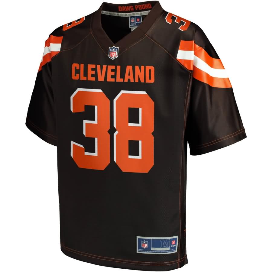 TJ Carrie Cleveland Browns NFL Pro Line Team Color Player Jersey - Brown