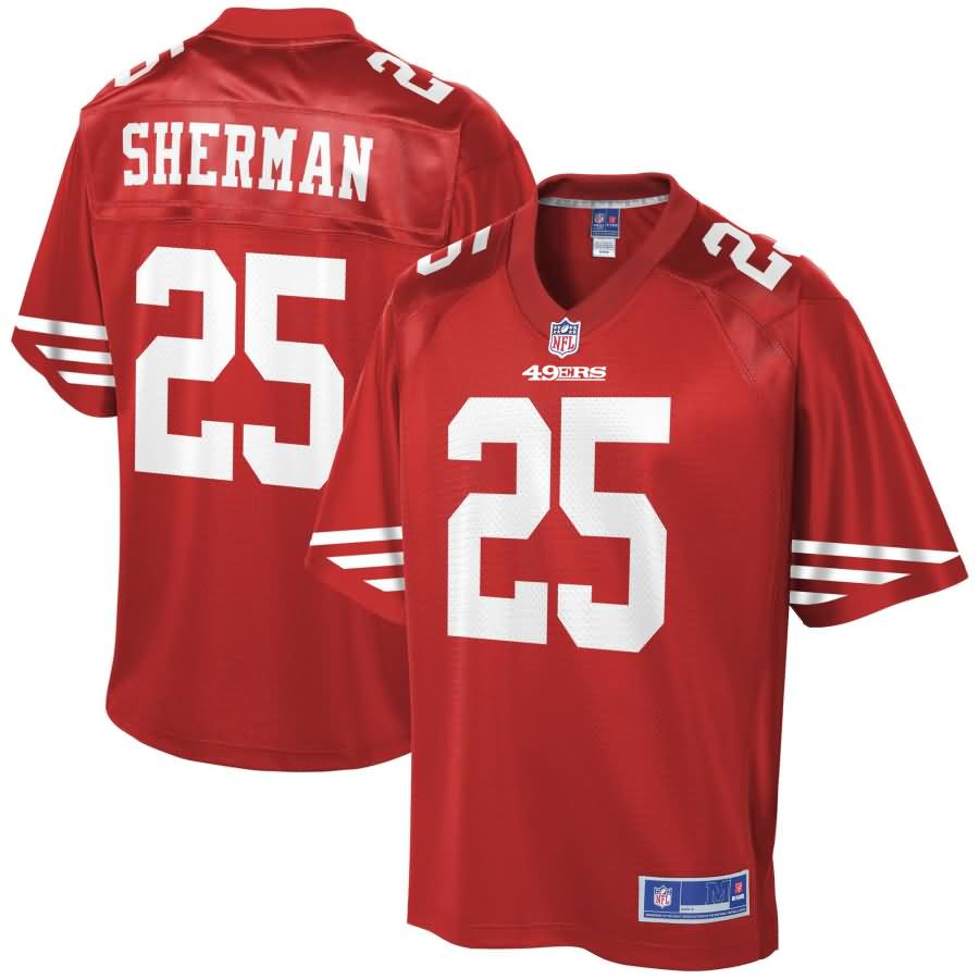 Richard Sherman San Francisco 49ers NFL Pro Line Youth Team Color Jersey - Scarlet