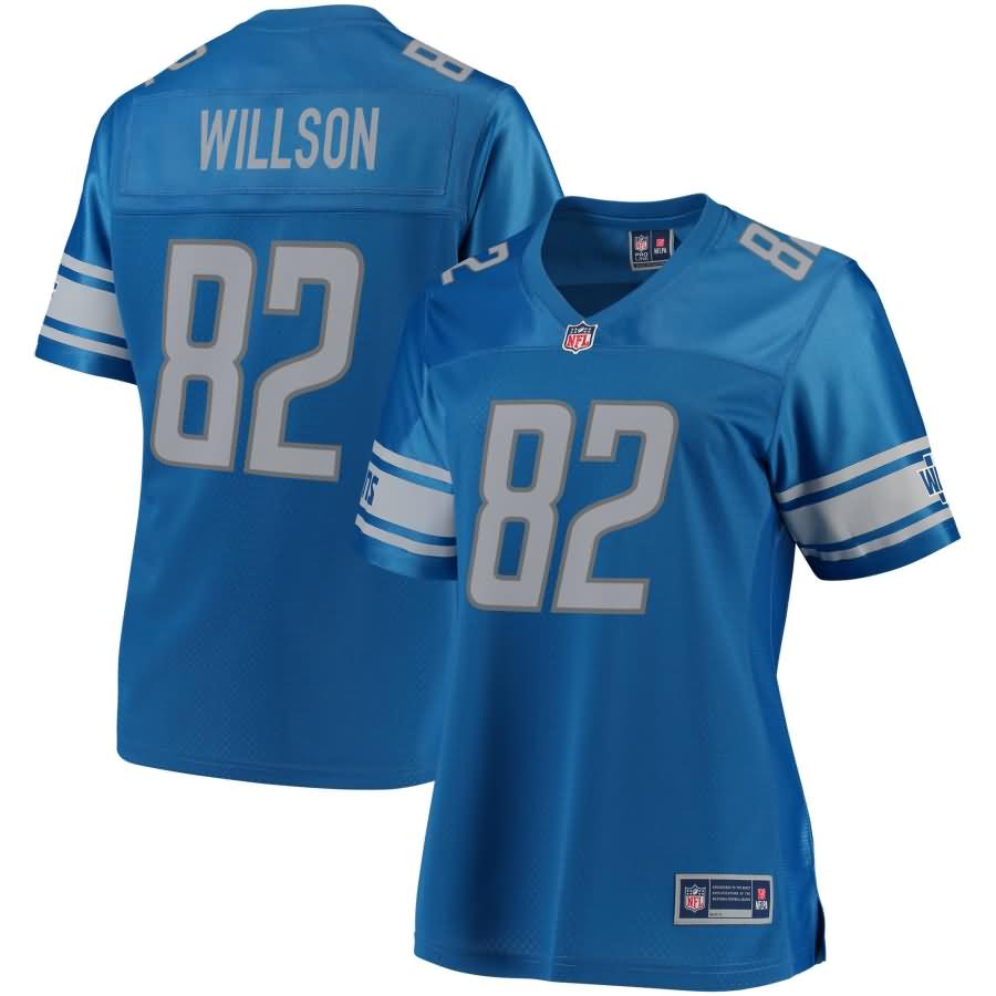 Luke Willson Detroit Lions NFL Pro Line Women's Player Jersey - Blue