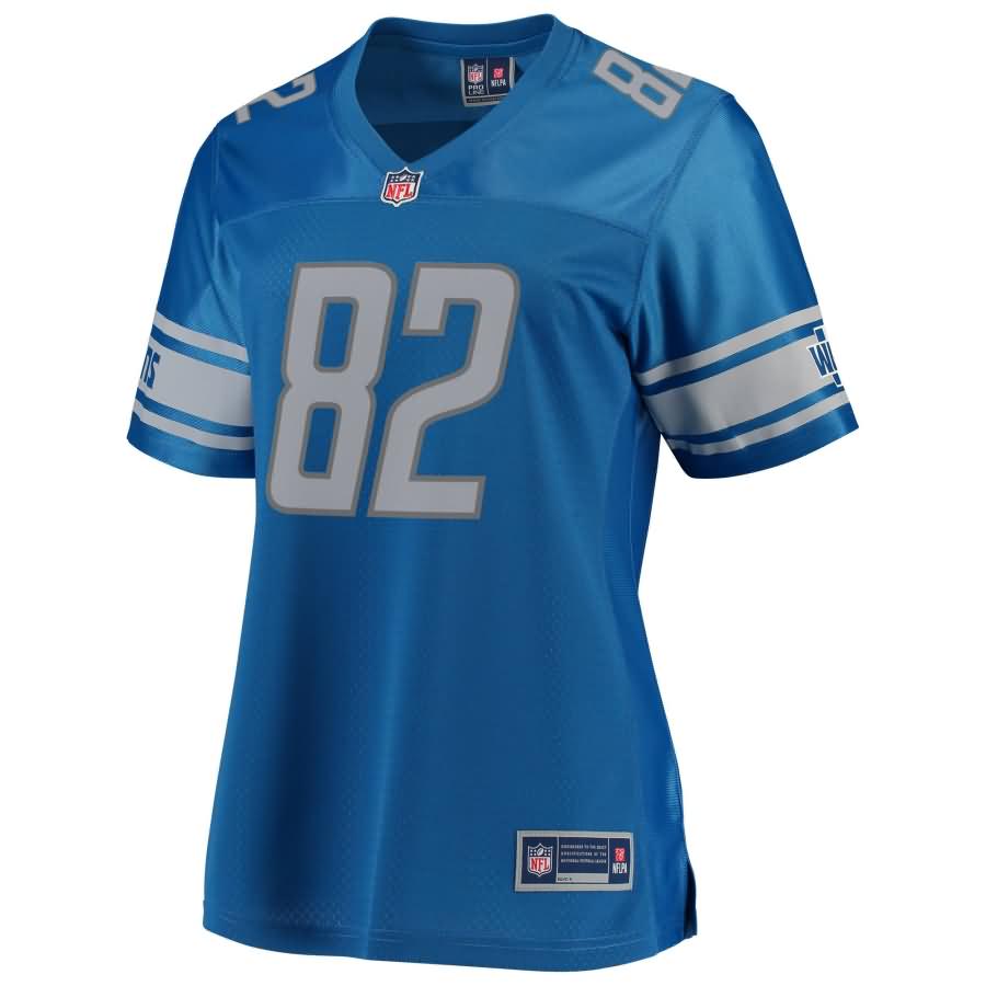 Luke Willson Detroit Lions NFL Pro Line Women's Player Jersey - Blue