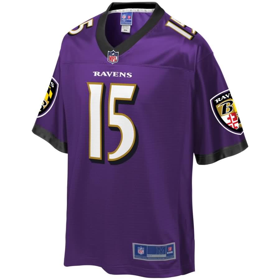 Michael Crabtree Baltimore Ravens NFL Pro Line Player Jersey - Purple