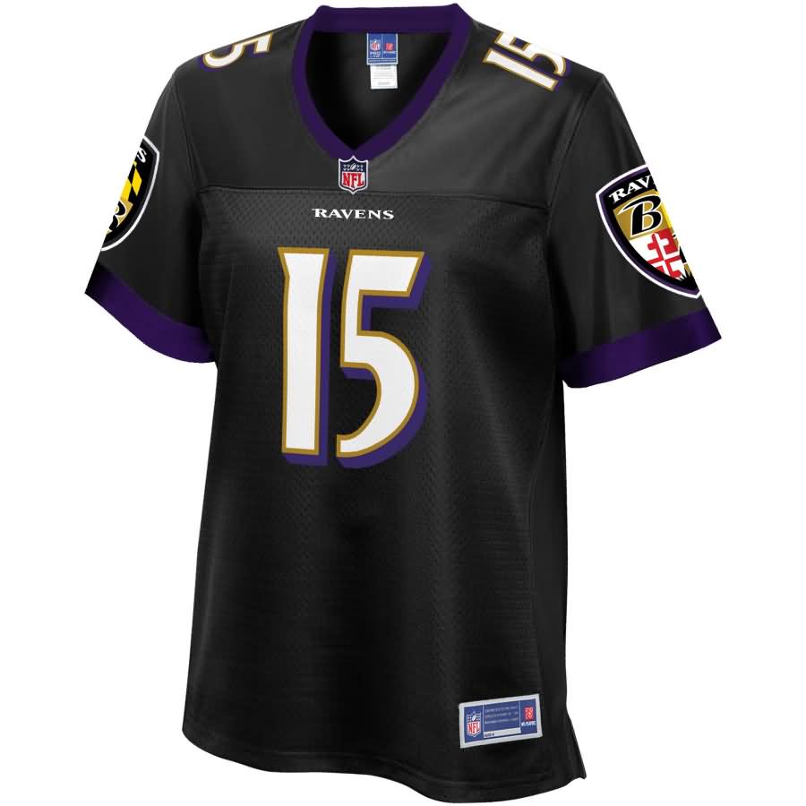 Michael Crabtree Baltimore Ravens NFL Pro Line Women's Player Jersey - Black