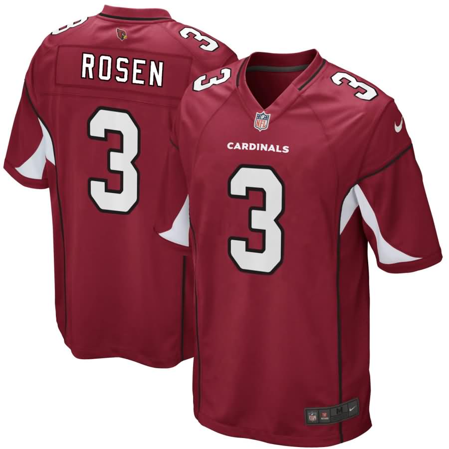 Josh Rosen Arizona Cardinals Nike 2018 NFL Draft First Round Pick Game Jersey - Cardinal