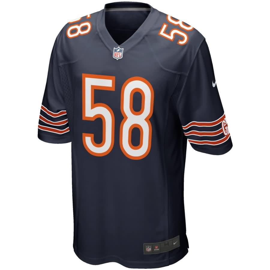 Roquan Smith Chicago Bears Nike 2018 NFL Draft First Round Pick Game Jersey - Navy
