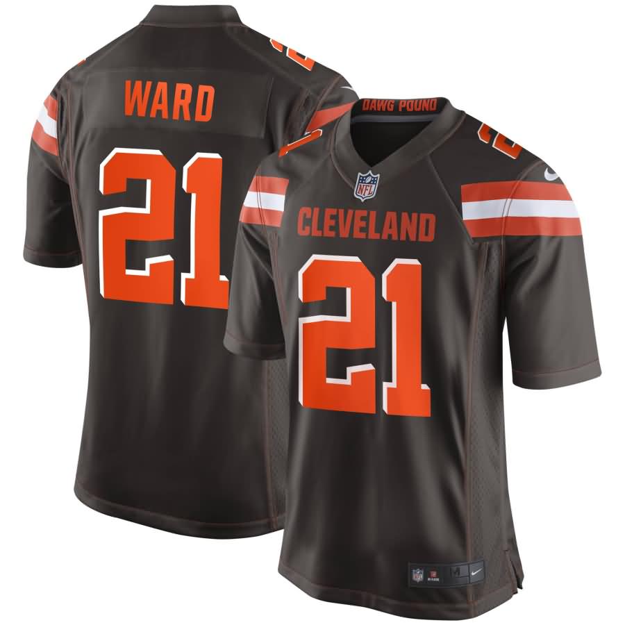 Denzel Ward Cleveland Browns Nike 2018 NFL Draft First Round Pick #2 Game Jersey - Brown