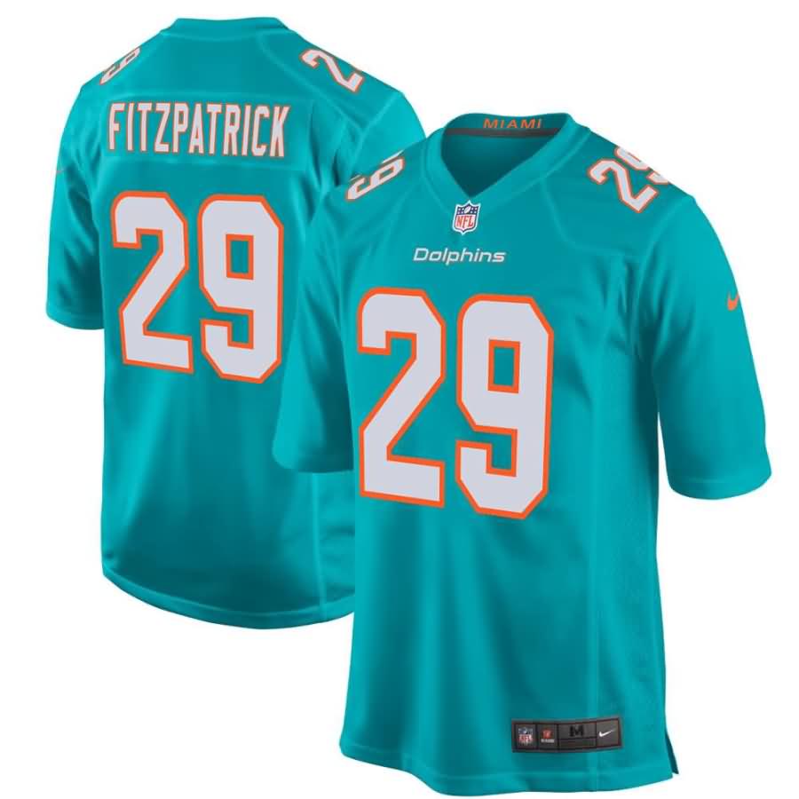 Minkah Fitzpatrick Miami Dolphins Nike 2018 NFL Draft First Round Pick Game Jersey - Aqua