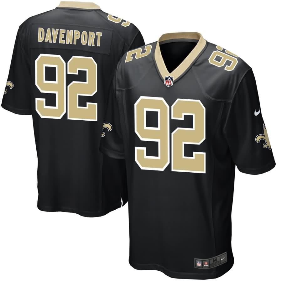 Marcus Davenport New Orleans Saints Nike 2018 NFL Draft First Round Pick Game Jersey - Black