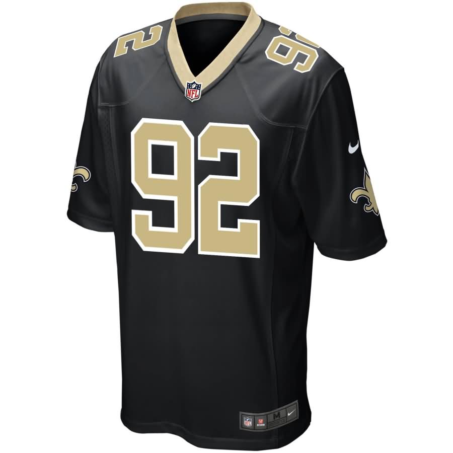 Marcus Davenport New Orleans Saints Nike 2018 NFL Draft First Round Pick Game Jersey - Black