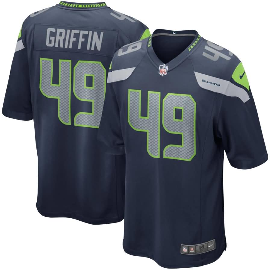 Shaquem Griffin Seattle Seahawks Nike 2018 NFL Draft Pick Game Jersey - Navy